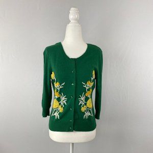 Anthropologie Tabitha green cardigan Sz S